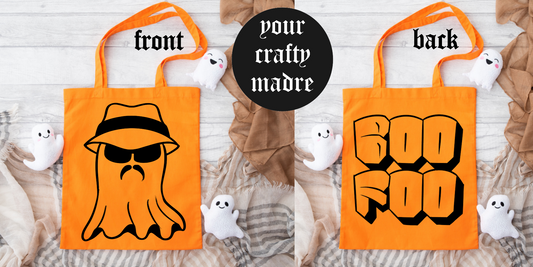 Ghost + Boo Foo Tote Bag