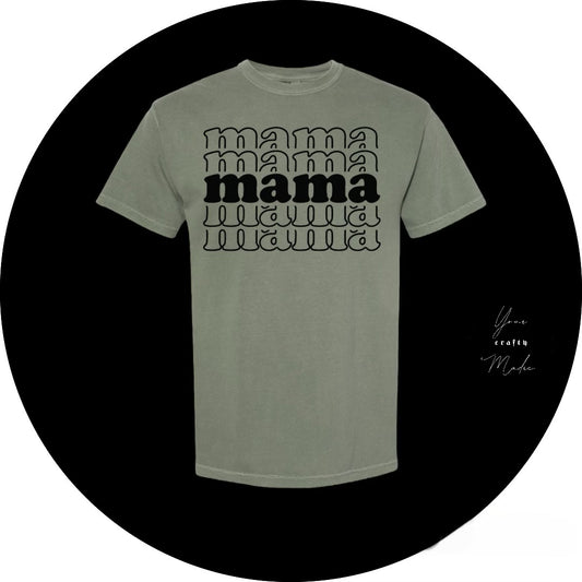 Mama (Stacked x5) T-Shirt