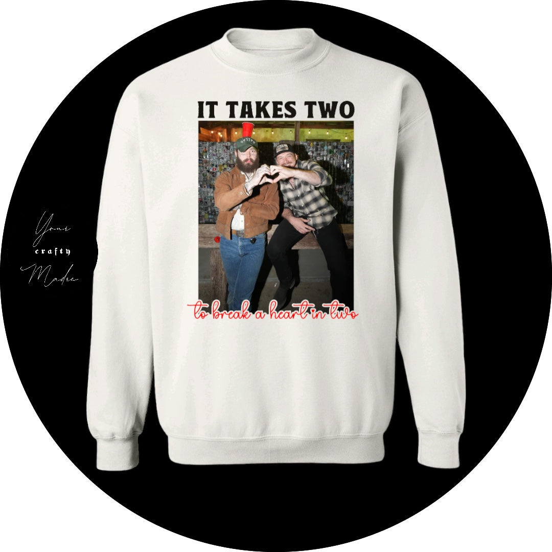 It Takes Two Crewneck