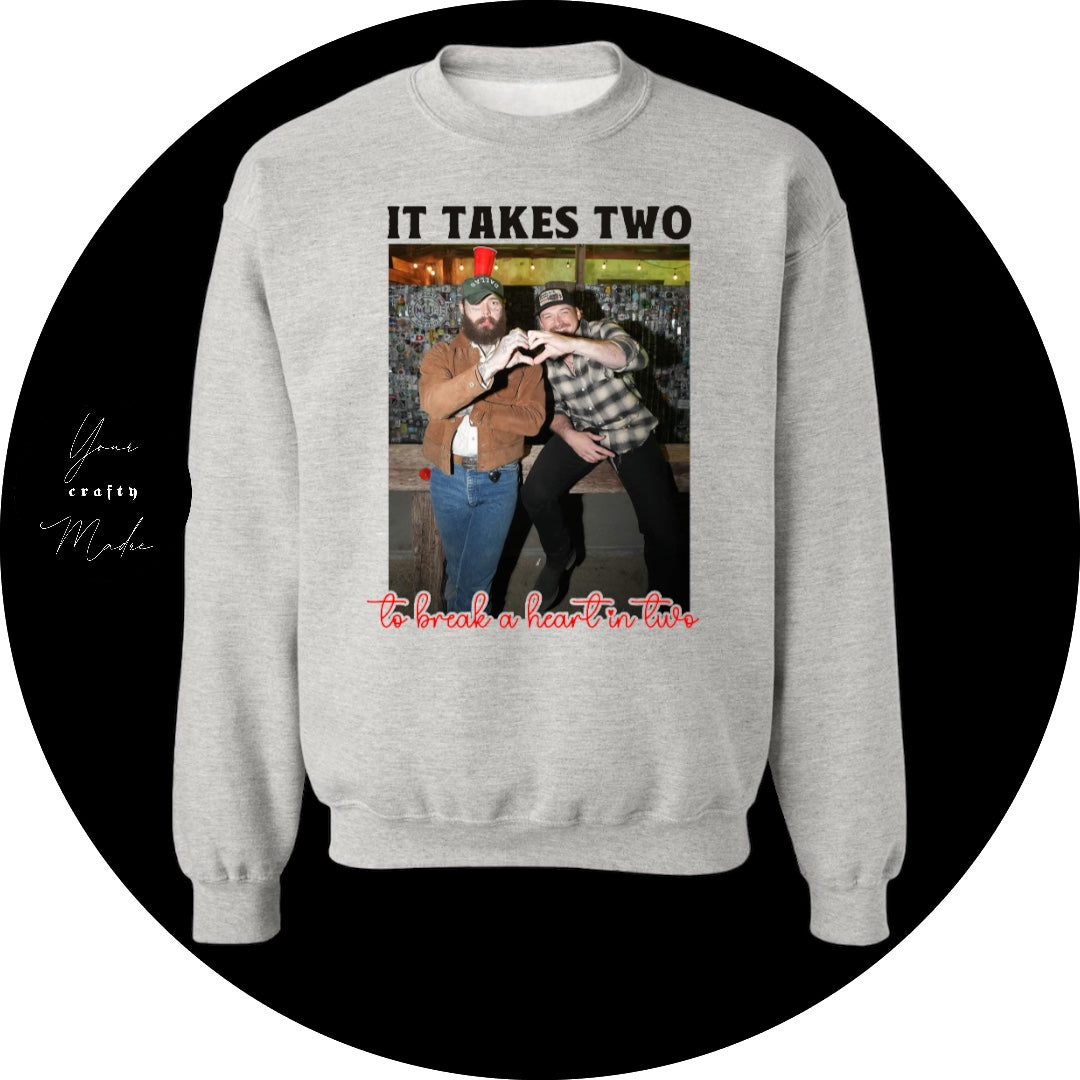 It Takes Two Crewneck