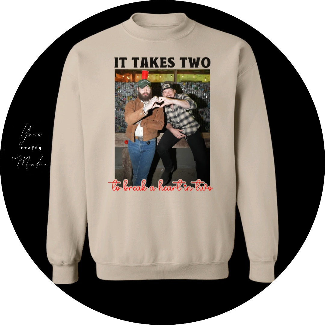 It Takes Two Crewneck