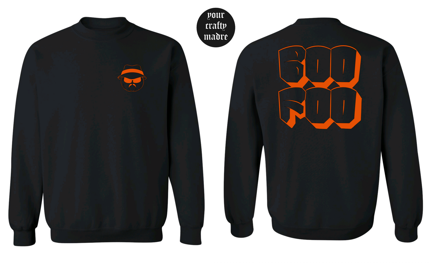 Pumpkin + Boo Foo Crewneck