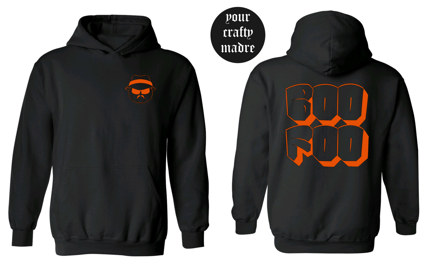 Pumpkin + Boo Foo Hoodie