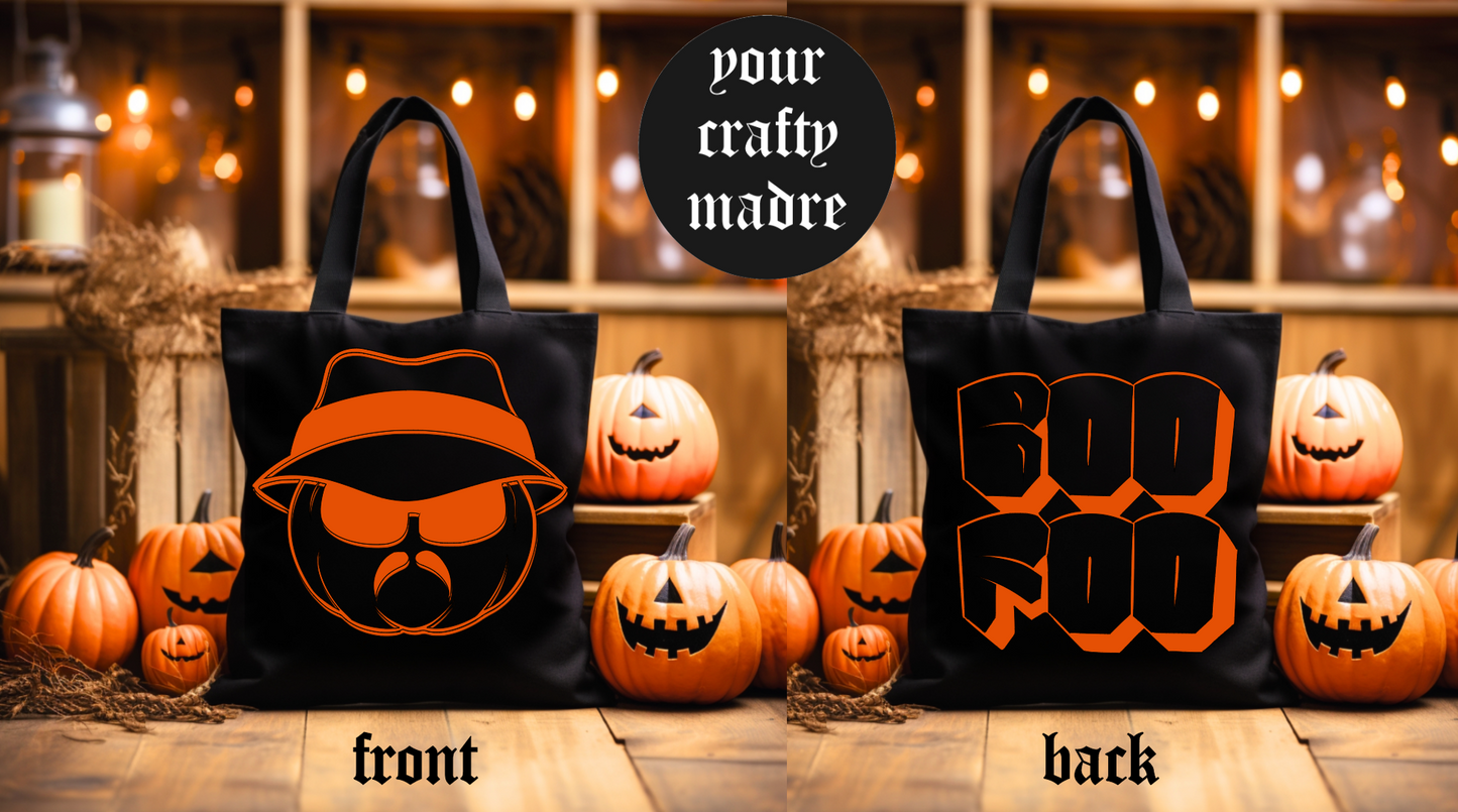 Pumpkin + Boo Foo Tote Bag