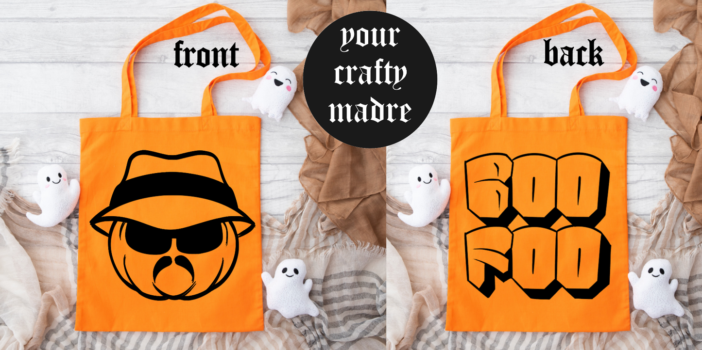 Pumpkin + Boo Foo Tote Bag