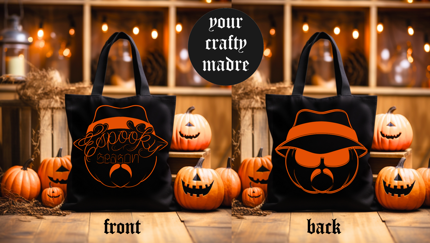 Spooky Szn Pumpkin Tote Bag