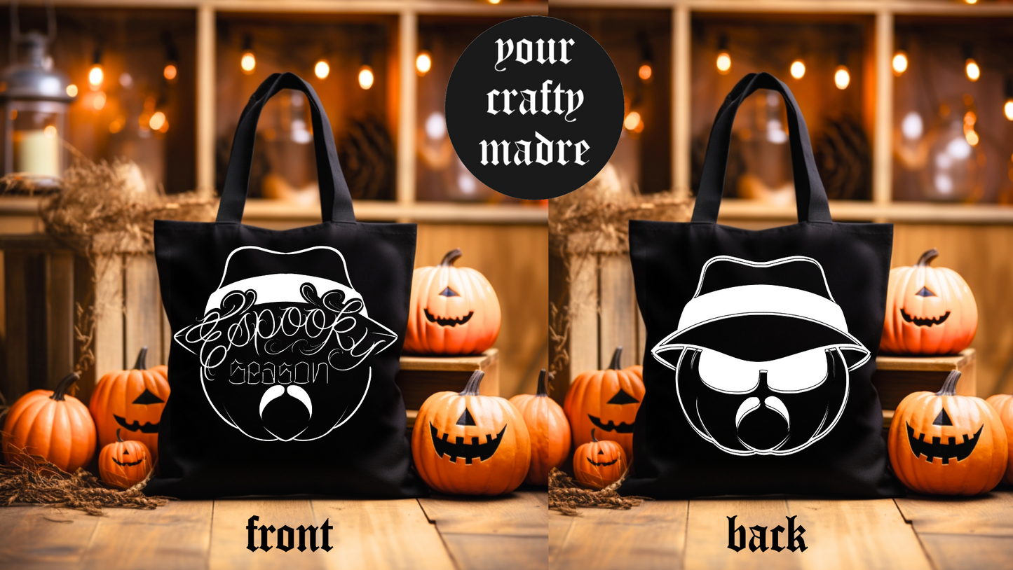 Spooky Szn Pumpkin Tote Bag