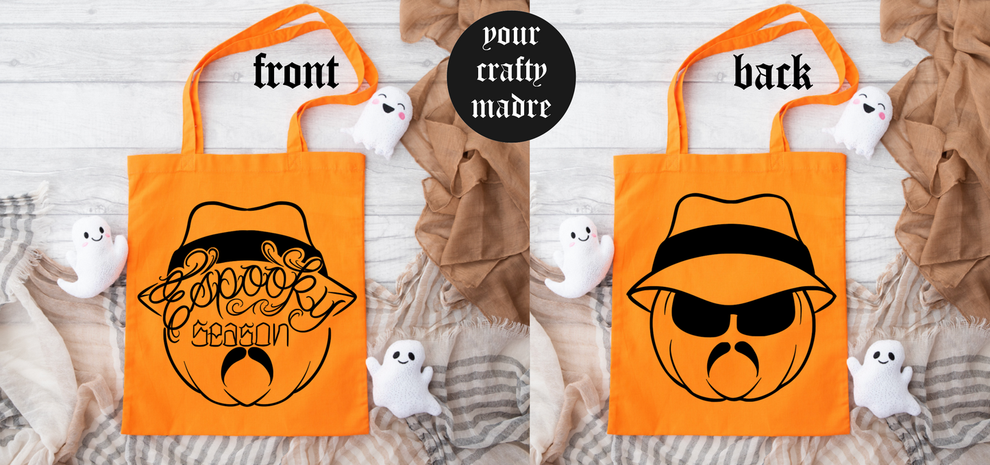 Spooky Szn Pumpkin Tote Bag