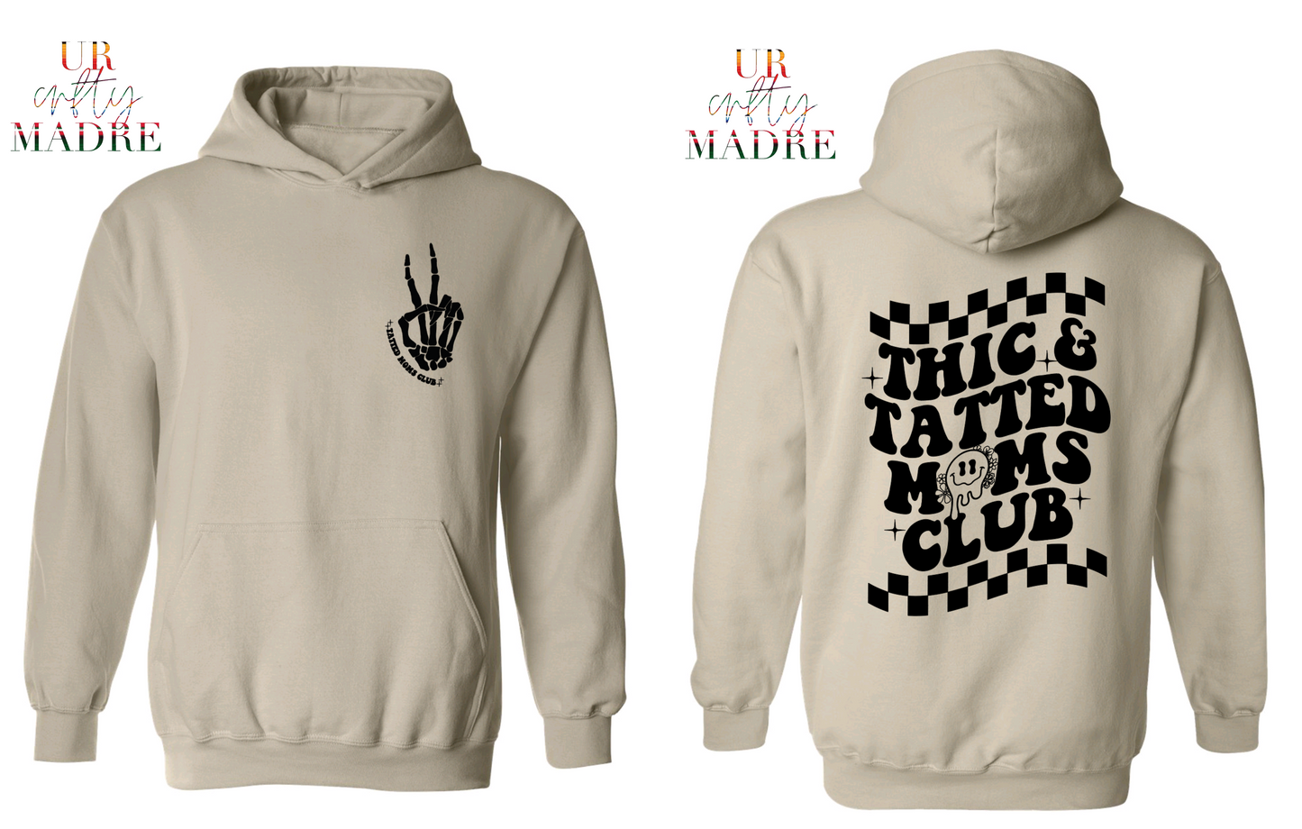 Thic & Tatted Moms Club Hoodie