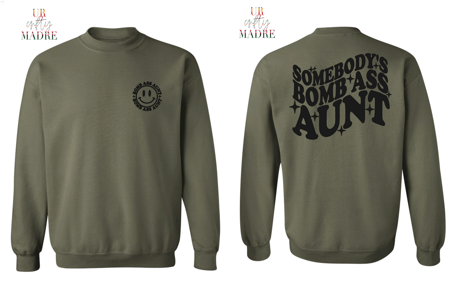 Bomb Aunt Crewneck