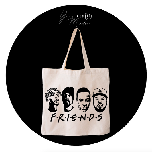 West Coast Rappers Tote Bag