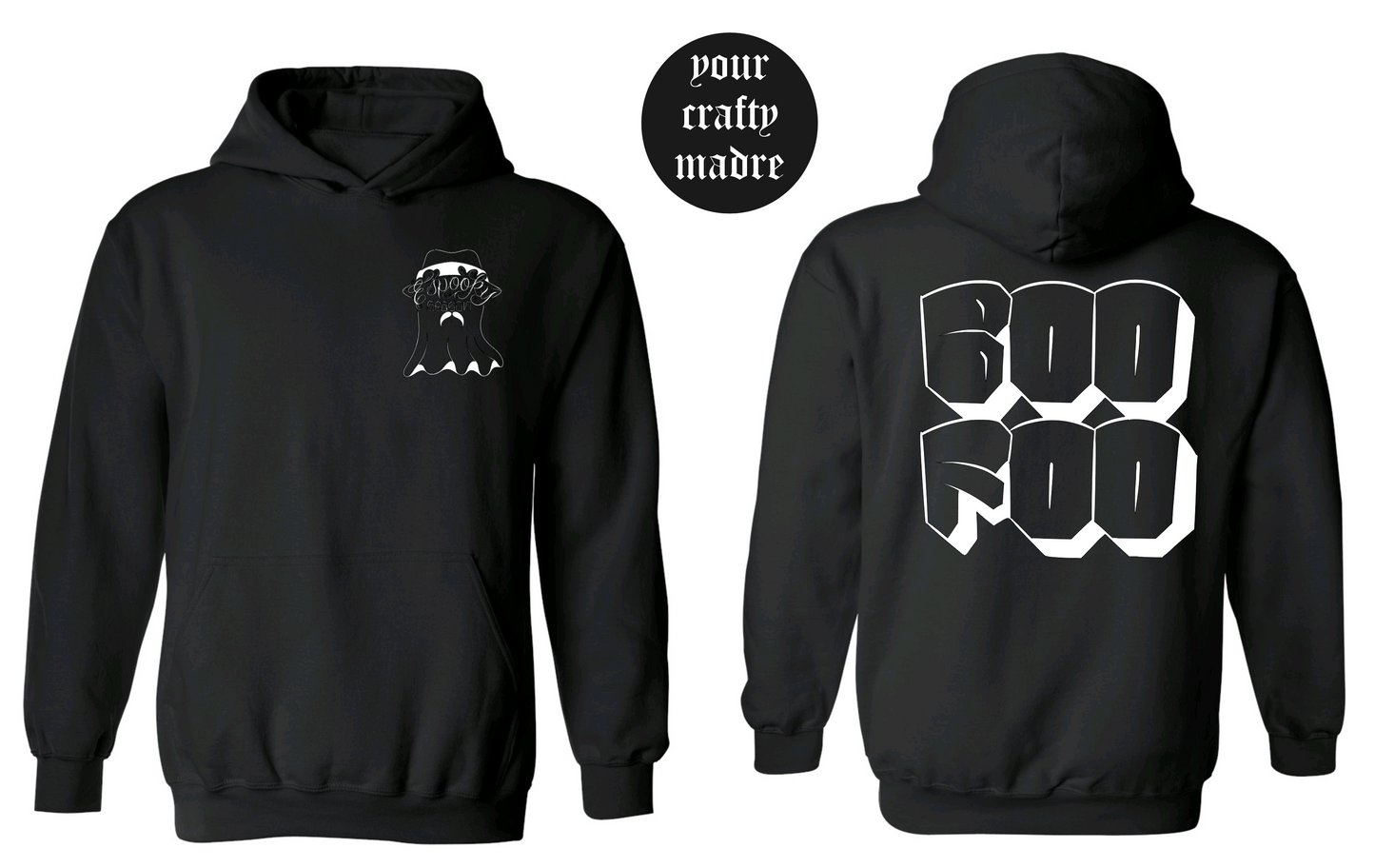 Spooky Szn Ghost + Boo Foo Hoodie