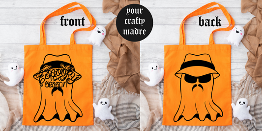 Spooky Szn Ghost Tote Bag