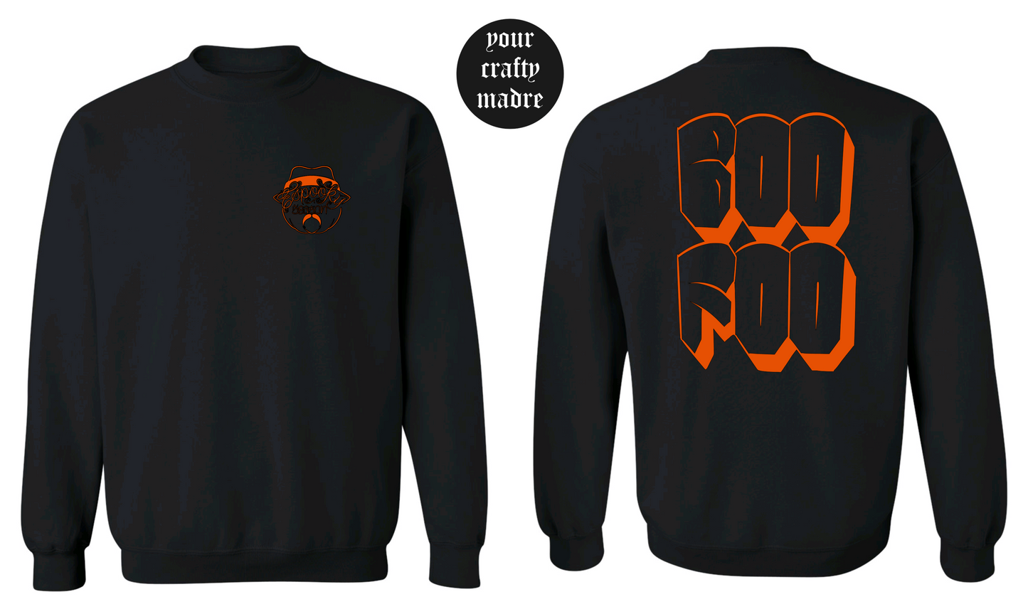 Spooky Szn Pumpkin + Boo Foo Crewneck