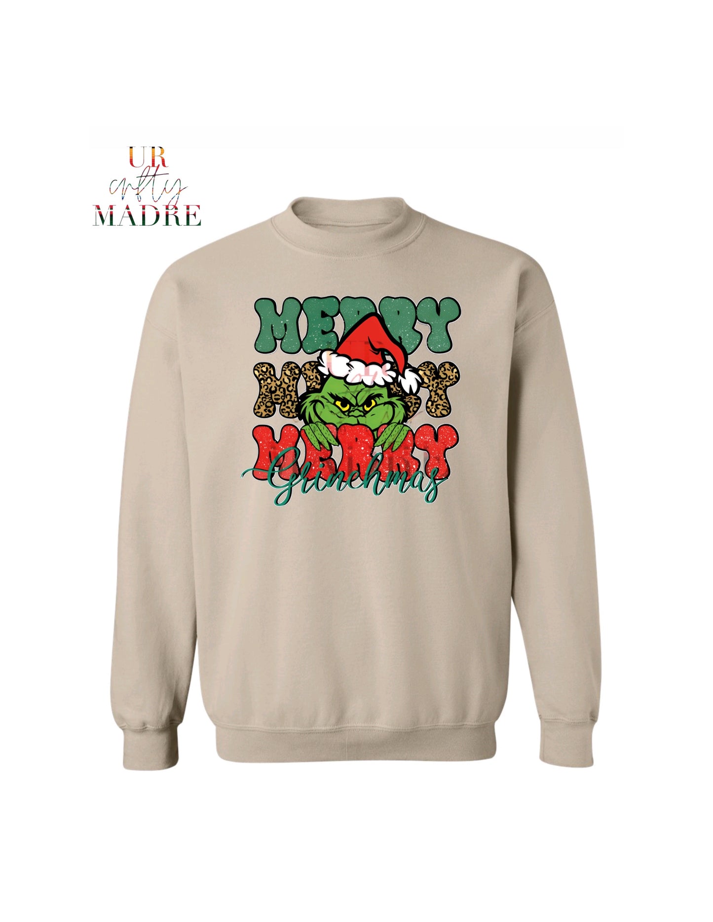 Grinch Holiday Crewneck (Various Colors Available)