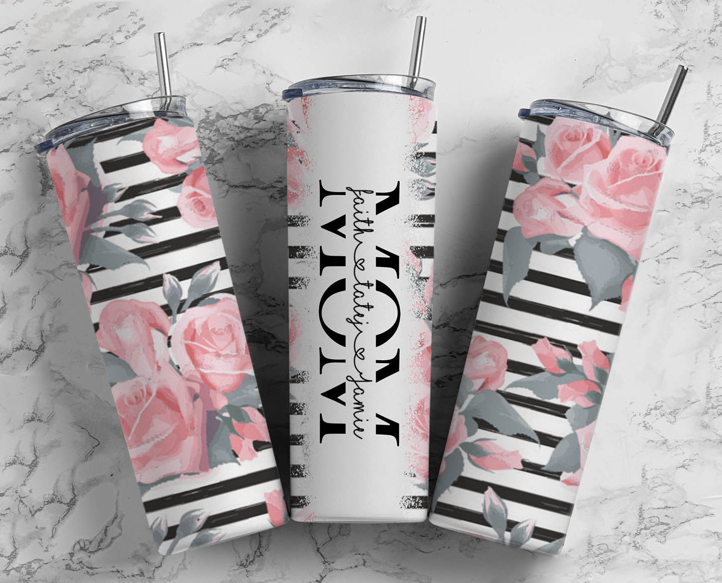 Mom - Tumbler (Various Designs Available)