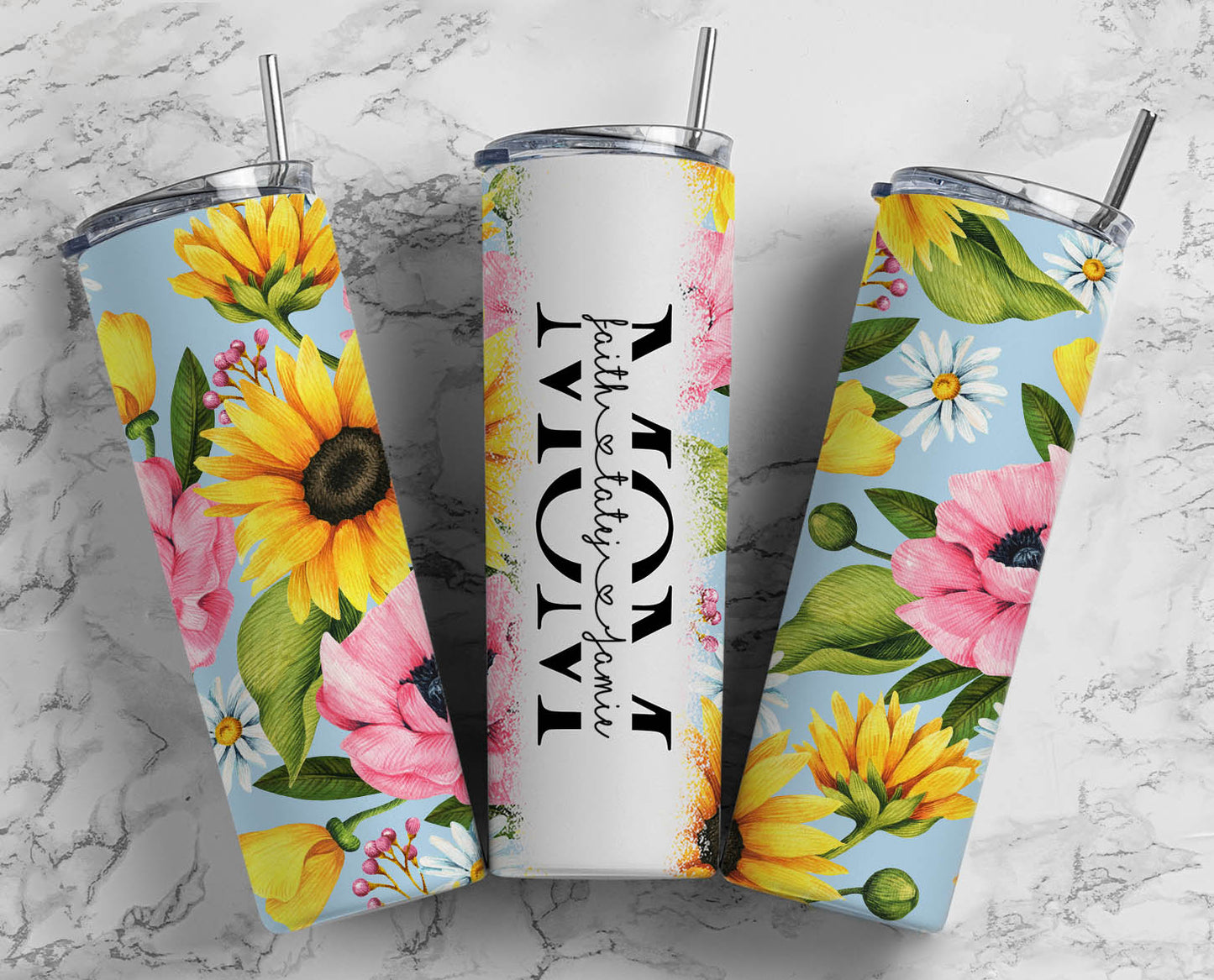 Mom - Tumbler (Various Designs Available)