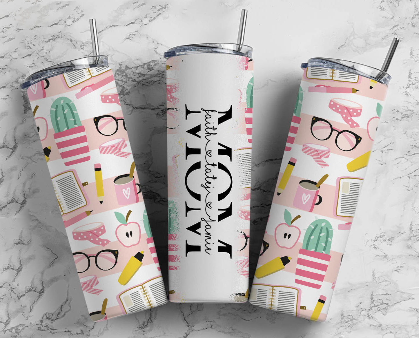 Mom - Tumbler (Various Designs Available)