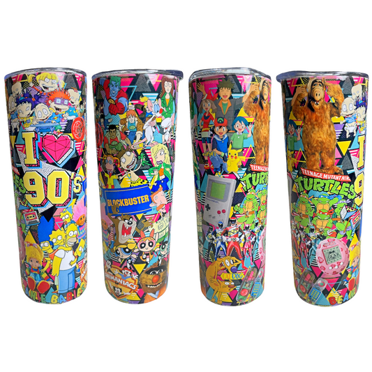 90s Cartoon Tumbler