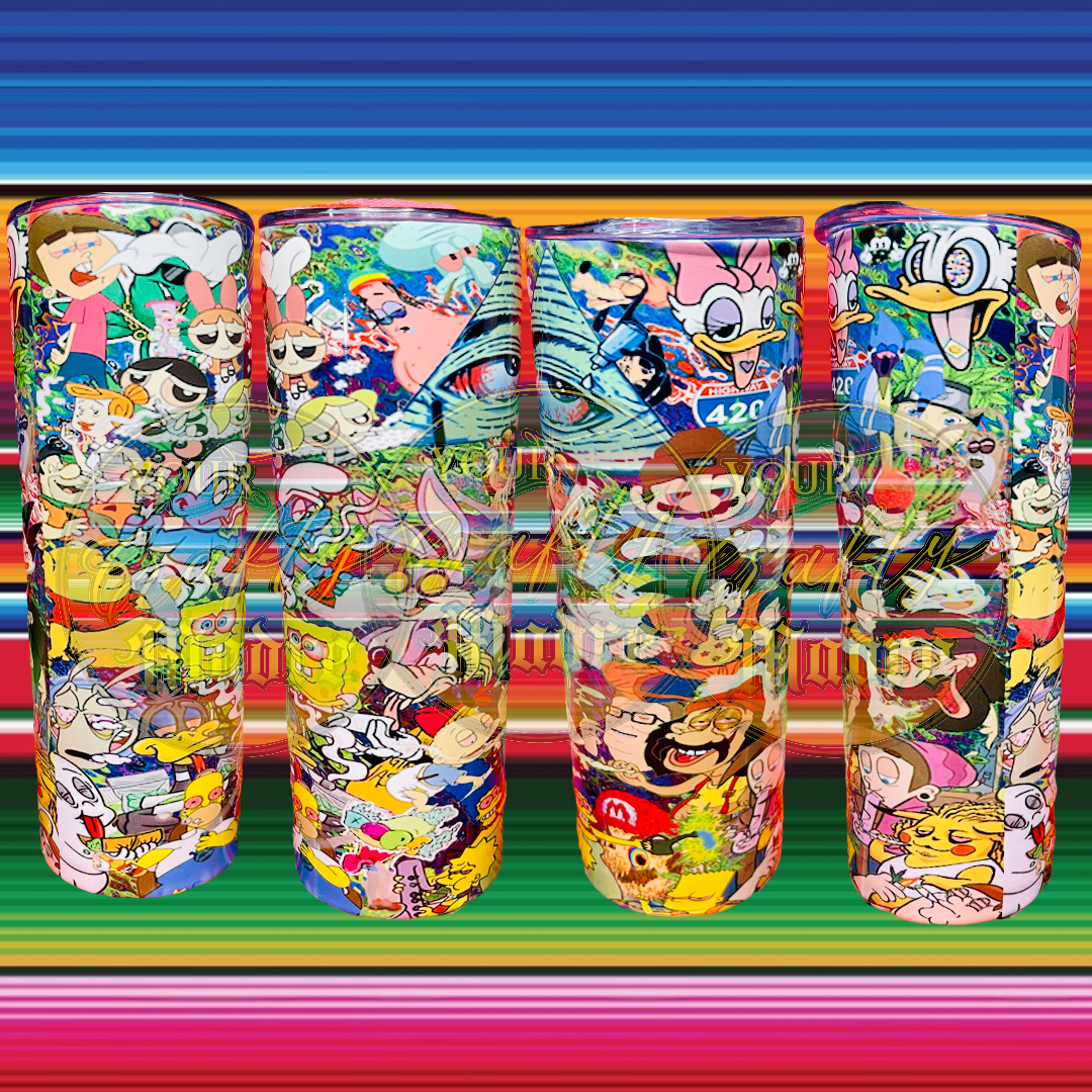 Stoned Cartoons Tumbler