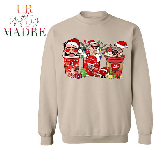 Bad Bunny Holiday Crewneck (Various Colors Available)