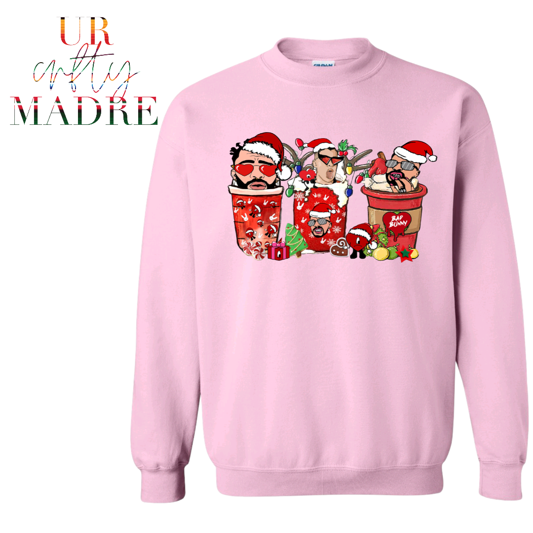 Bad Bunny Holiday Crewneck (Various Colors Available)