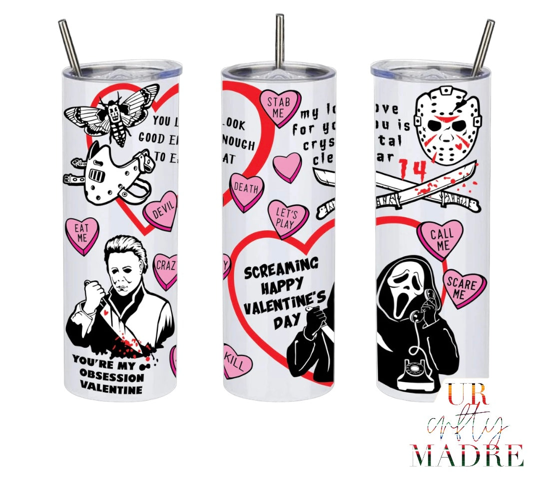 Horror Valentine Tumbler