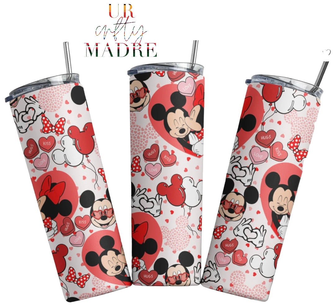 Mouse Valentine Tumbler