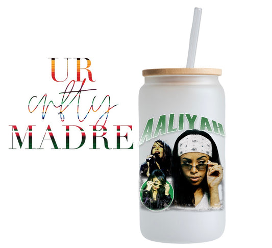 Aaliyah Glass Beer Can