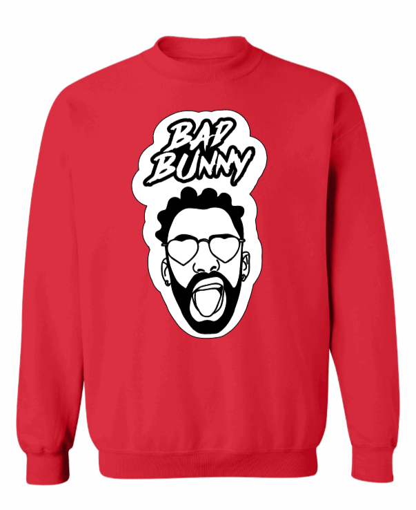 Bad Bunny Crewneck (Various Colors Available)